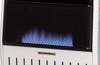 Procom MN200HBA Vent Free Natural Gas Blue Flame Space Heater - 20,000 BTU, Manual Control review